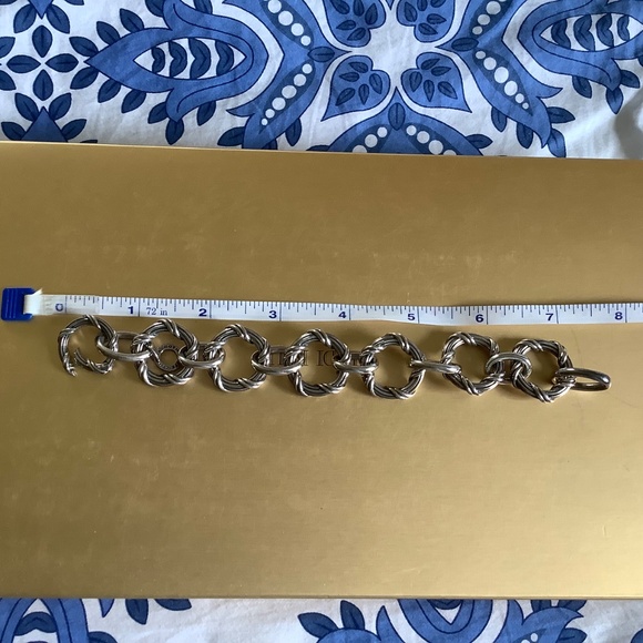 Peter Thomas Roth Signature Classic Sterling Silver Link Bracelet SZ M - Picture 14 of 16